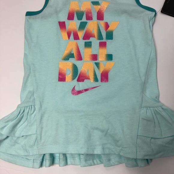 NWT Nike Ruffle tank and shorts - Picture 3 of 4